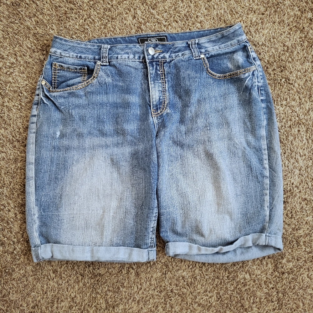 Cato long jeans shorts